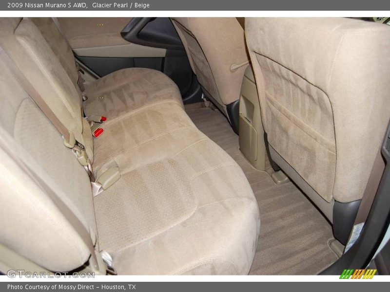 Glacier Pearl / Beige 2009 Nissan Murano S AWD
