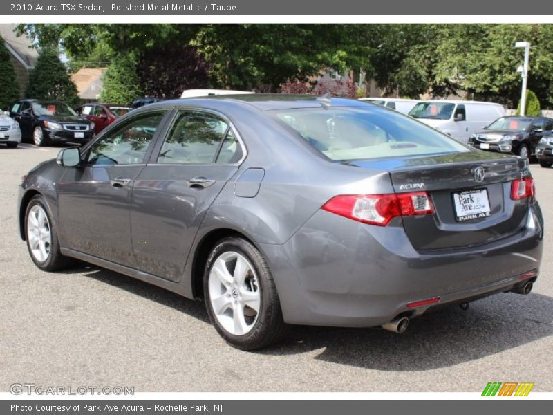 Polished Metal Metallic / Taupe 2010 Acura TSX Sedan