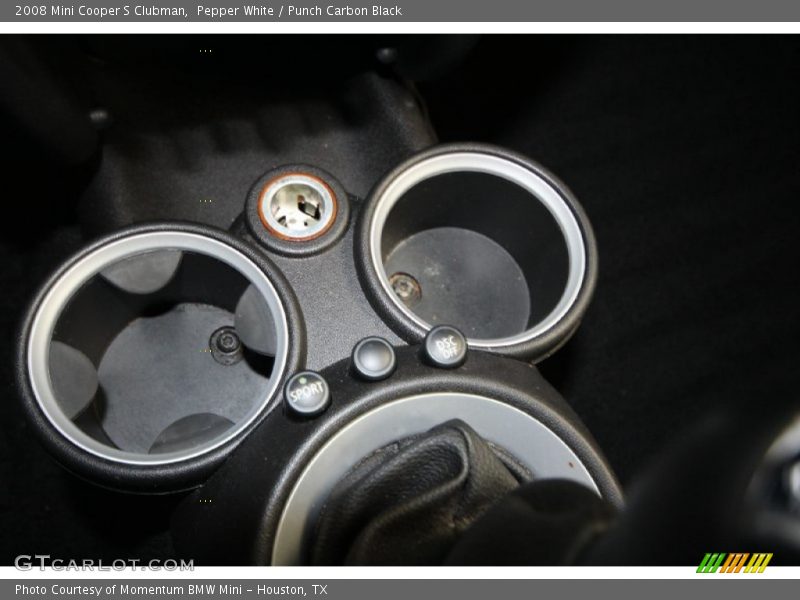 Pepper White / Punch Carbon Black 2008 Mini Cooper S Clubman