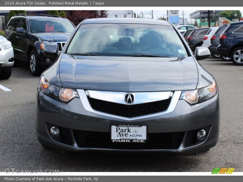 Polished Metal Metallic / Taupe 2010 Acura TSX Sedan