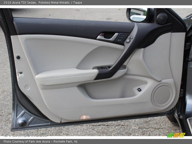 Polished Metal Metallic / Taupe 2010 Acura TSX Sedan