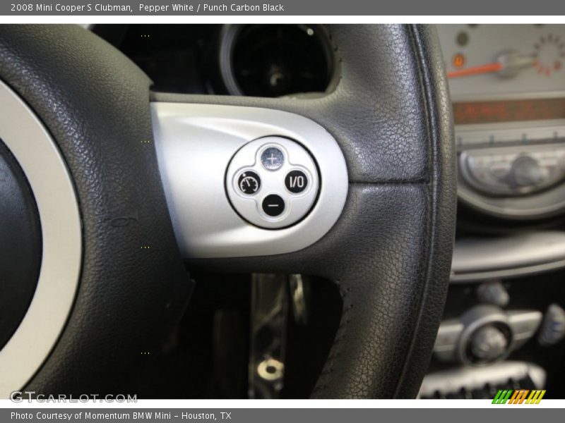 Pepper White / Punch Carbon Black 2008 Mini Cooper S Clubman