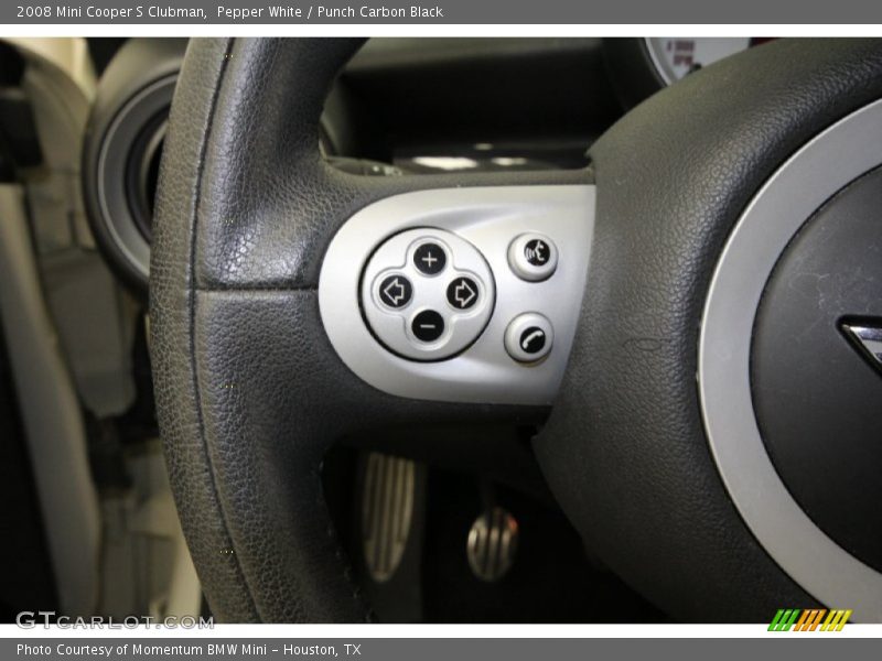 Pepper White / Punch Carbon Black 2008 Mini Cooper S Clubman