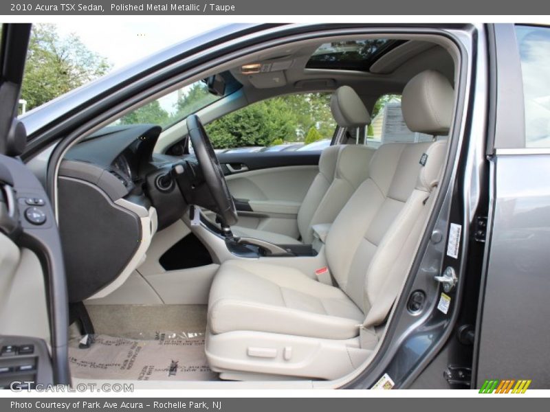 Polished Metal Metallic / Taupe 2010 Acura TSX Sedan