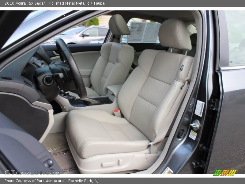 Polished Metal Metallic / Taupe 2010 Acura TSX Sedan