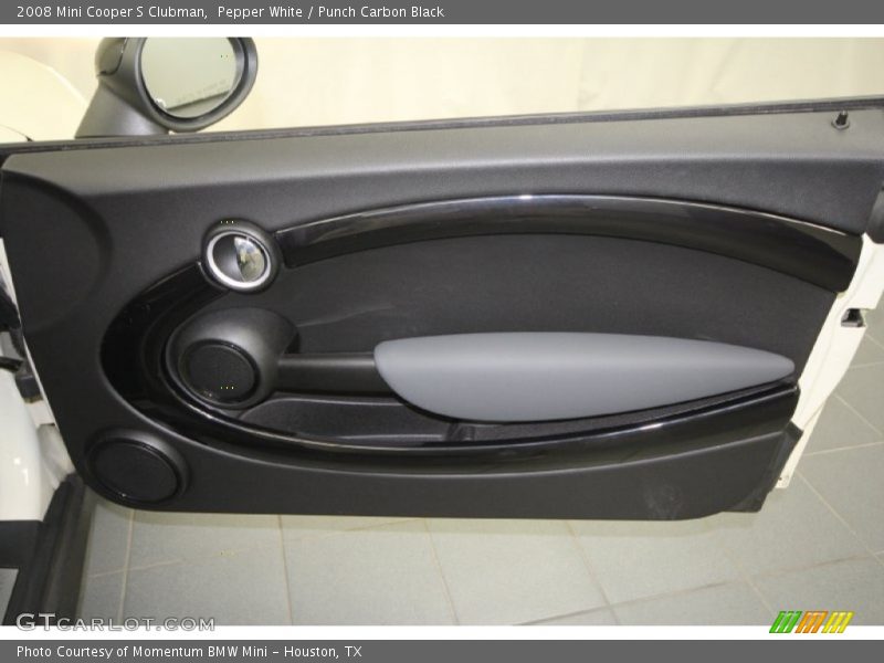 Pepper White / Punch Carbon Black 2008 Mini Cooper S Clubman