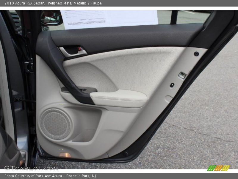 Polished Metal Metallic / Taupe 2010 Acura TSX Sedan