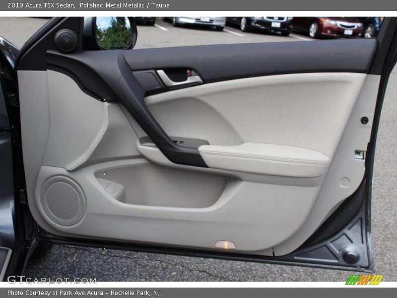 Polished Metal Metallic / Taupe 2010 Acura TSX Sedan