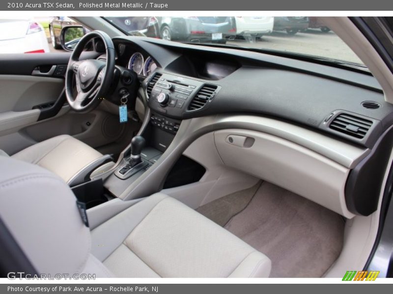 Polished Metal Metallic / Taupe 2010 Acura TSX Sedan