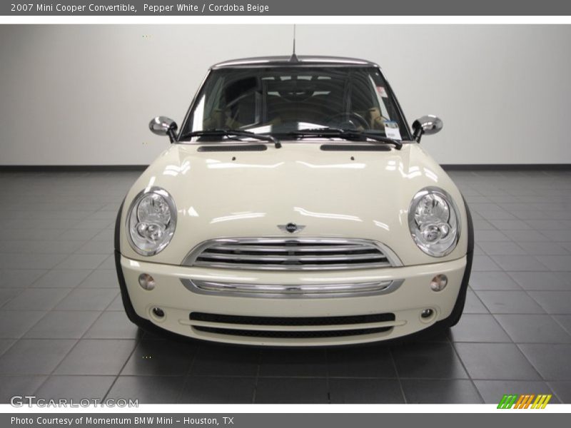 Pepper White / Cordoba Beige 2007 Mini Cooper Convertible