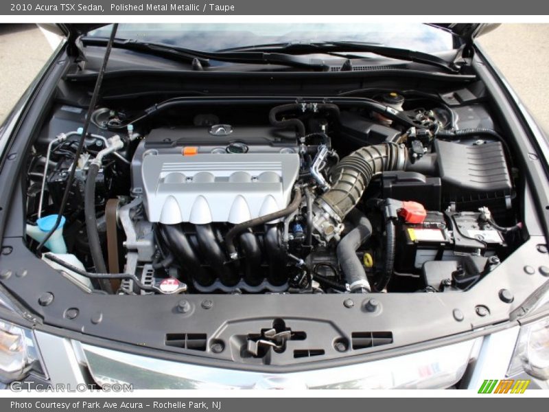 Polished Metal Metallic / Taupe 2010 Acura TSX Sedan
