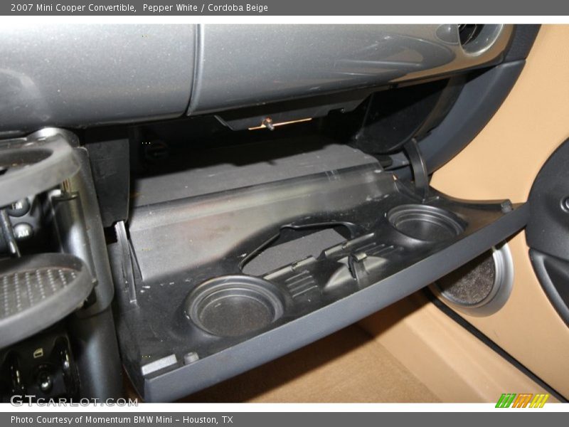 Pepper White / Cordoba Beige 2007 Mini Cooper Convertible