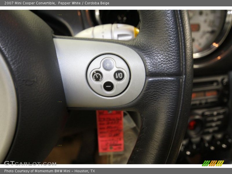 Pepper White / Cordoba Beige 2007 Mini Cooper Convertible
