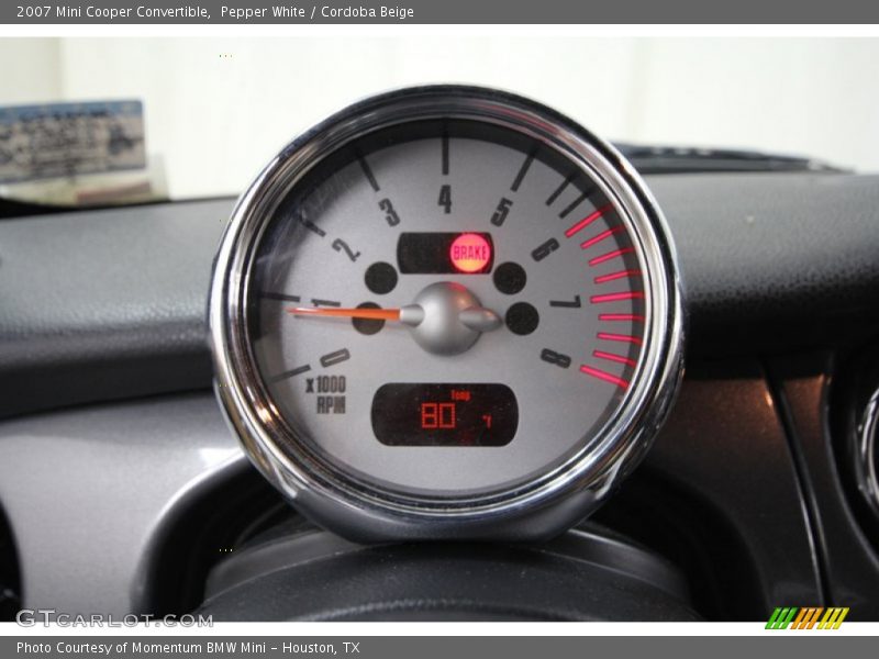 Pepper White / Cordoba Beige 2007 Mini Cooper Convertible