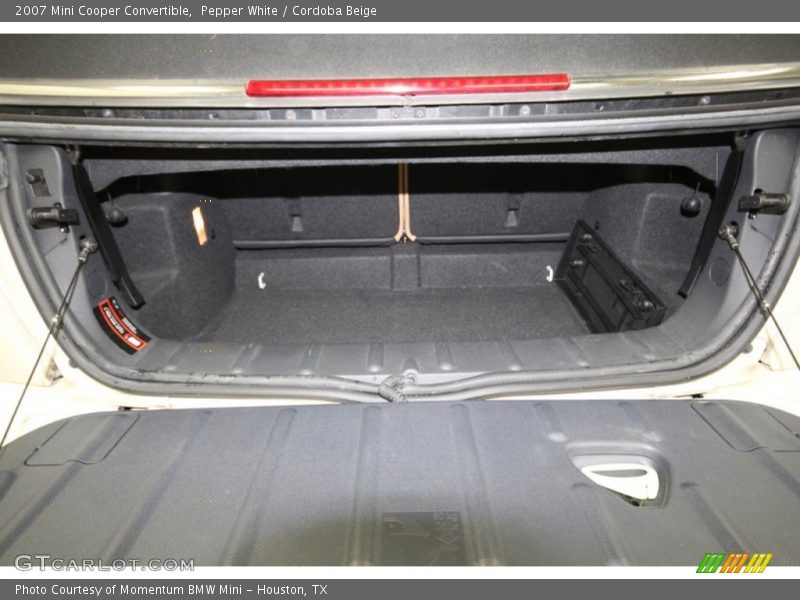 Pepper White / Cordoba Beige 2007 Mini Cooper Convertible