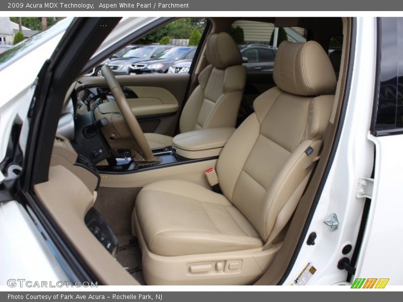 Aspen White Pearl / Parchment 2009 Acura MDX Technology