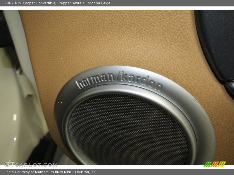Pepper White / Cordoba Beige 2007 Mini Cooper Convertible