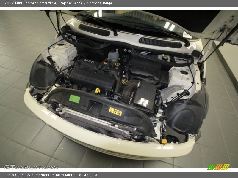 Pepper White / Cordoba Beige 2007 Mini Cooper Convertible