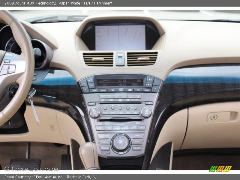 Aspen White Pearl / Parchment 2009 Acura MDX Technology