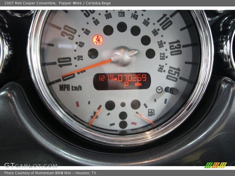 Pepper White / Cordoba Beige 2007 Mini Cooper Convertible