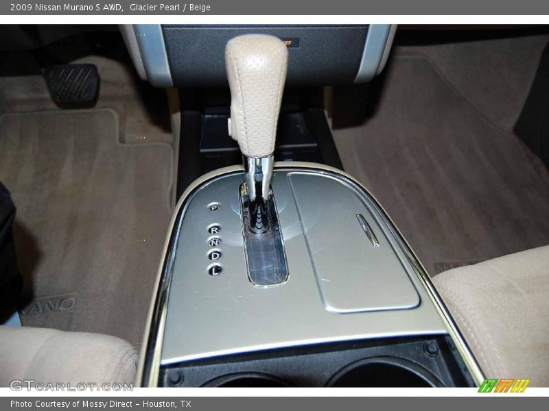 Glacier Pearl / Beige 2009 Nissan Murano S AWD