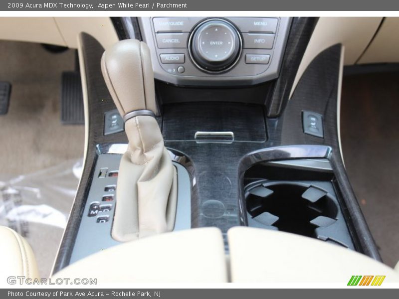 Aspen White Pearl / Parchment 2009 Acura MDX Technology