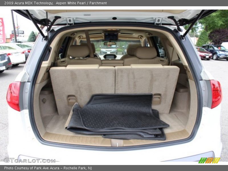 Aspen White Pearl / Parchment 2009 Acura MDX Technology