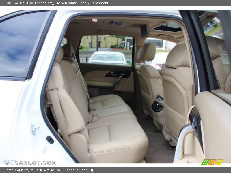 Aspen White Pearl / Parchment 2009 Acura MDX Technology