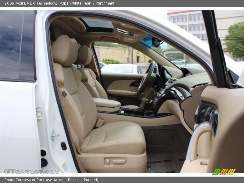 Aspen White Pearl / Parchment 2009 Acura MDX Technology