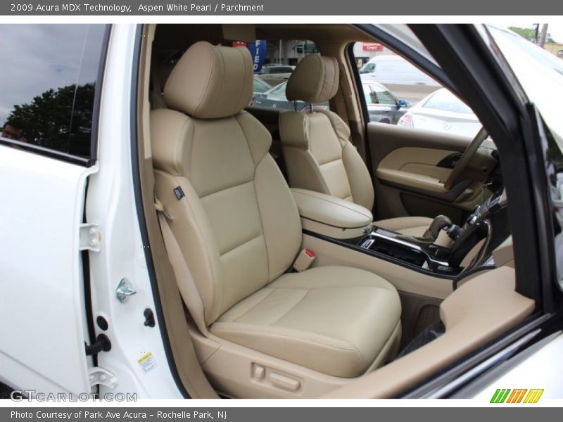 Aspen White Pearl / Parchment 2009 Acura MDX Technology