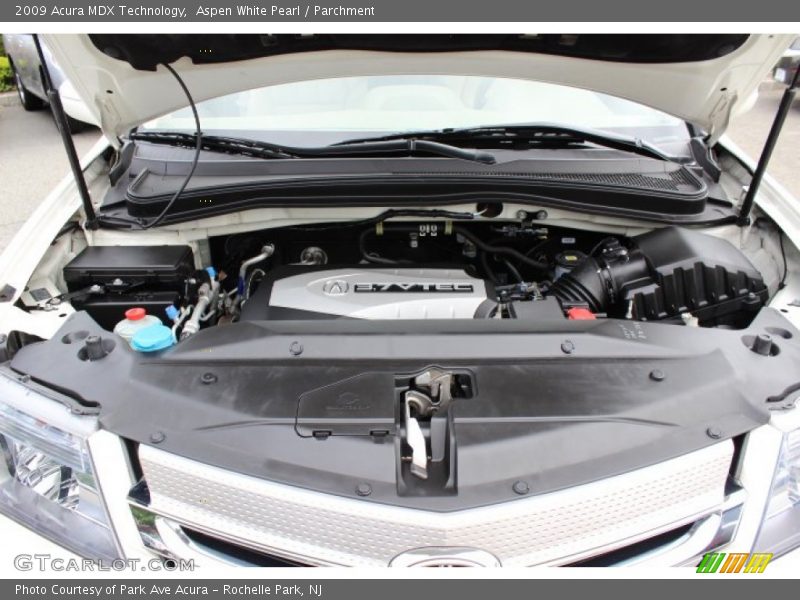 Aspen White Pearl / Parchment 2009 Acura MDX Technology