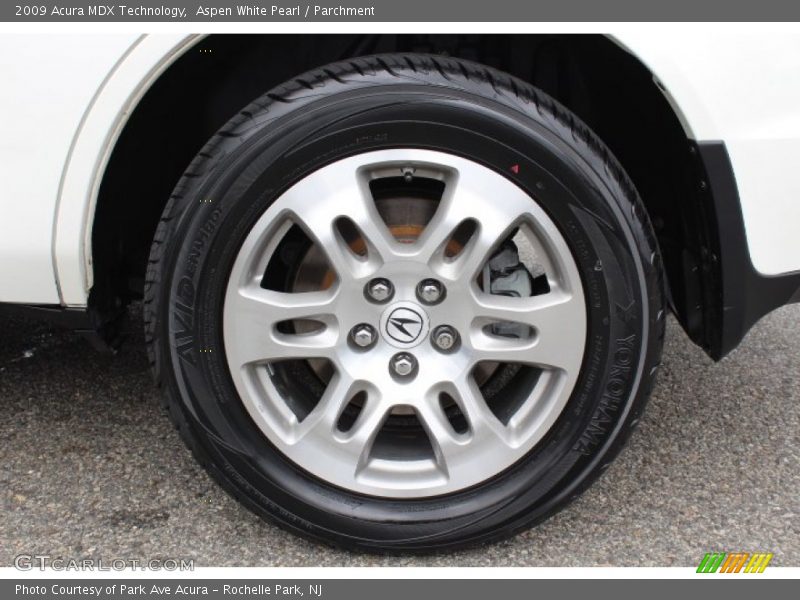 Aspen White Pearl / Parchment 2009 Acura MDX Technology