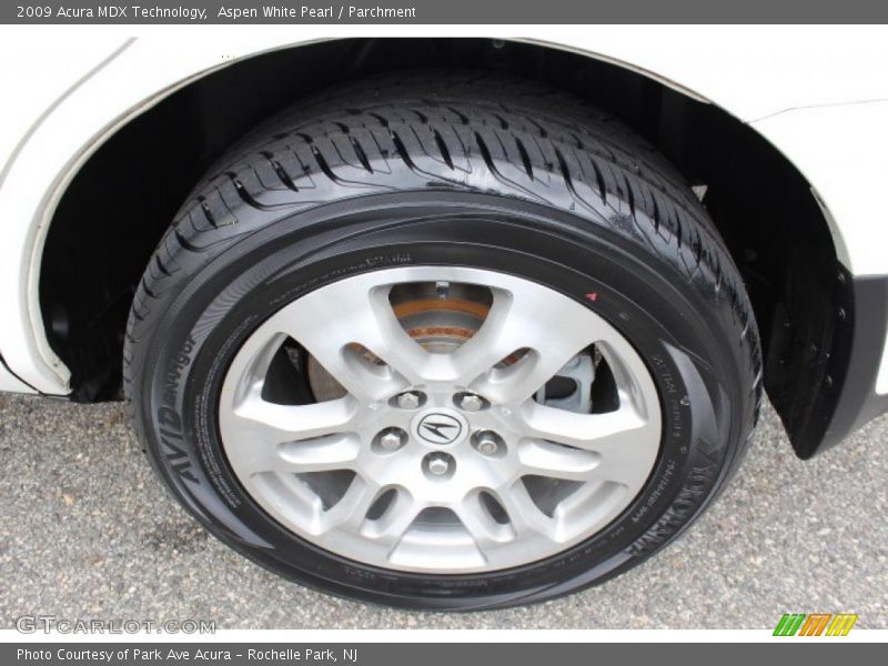 Aspen White Pearl / Parchment 2009 Acura MDX Technology