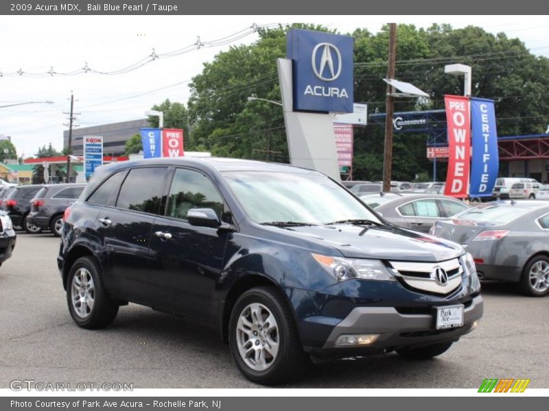Bali Blue Pearl / Taupe 2009 Acura MDX