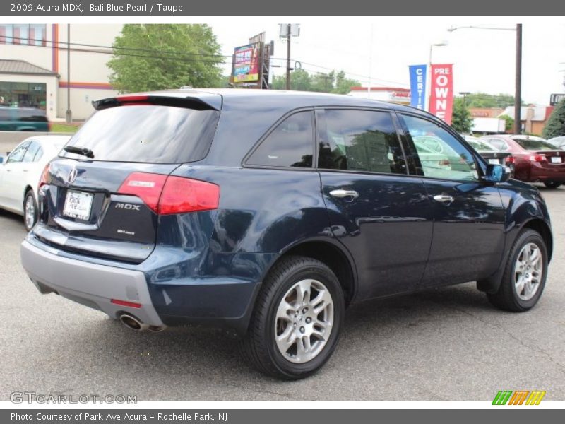 Bali Blue Pearl / Taupe 2009 Acura MDX