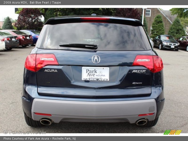 Bali Blue Pearl / Taupe 2009 Acura MDX