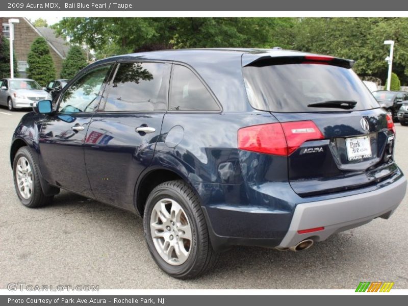 Bali Blue Pearl / Taupe 2009 Acura MDX