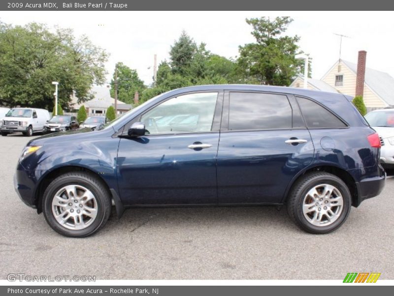Bali Blue Pearl / Taupe 2009 Acura MDX