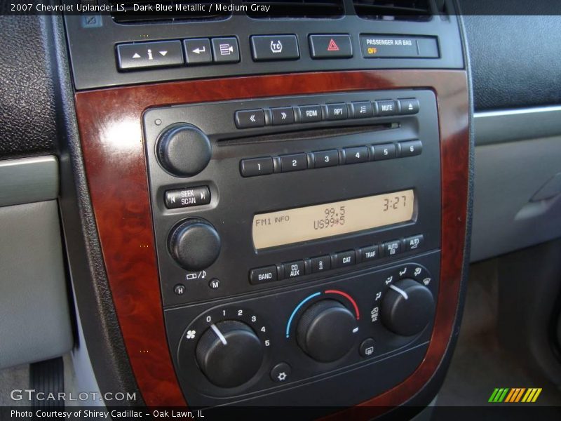 Dark Blue Metallic / Medium Gray 2007 Chevrolet Uplander LS