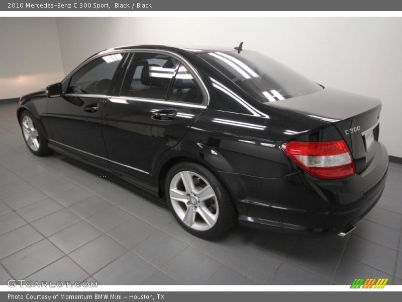 Black / Black 2010 Mercedes-Benz C 300 Sport