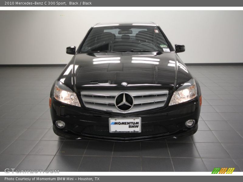 Black / Black 2010 Mercedes-Benz C 300 Sport