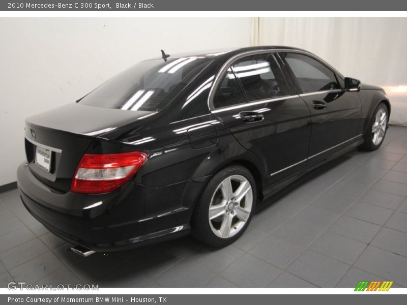 Black / Black 2010 Mercedes-Benz C 300 Sport