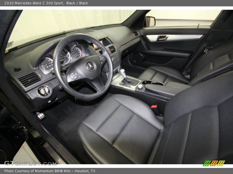 Black / Black 2010 Mercedes-Benz C 300 Sport
