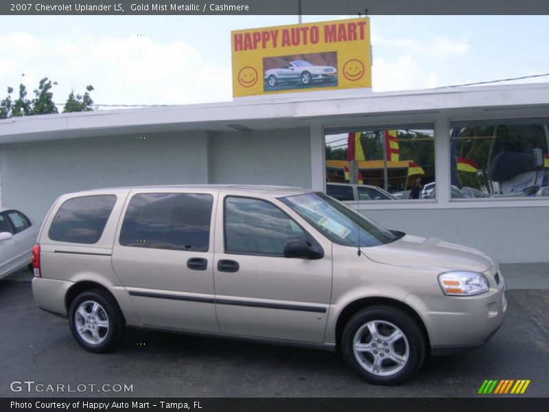 Gold Mist Metallic / Cashmere 2007 Chevrolet Uplander LS