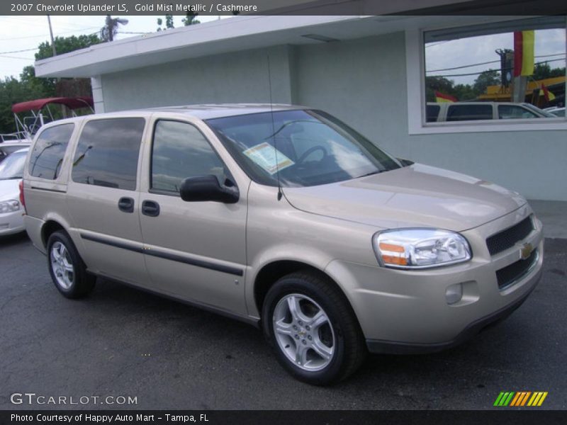 Gold Mist Metallic / Cashmere 2007 Chevrolet Uplander LS