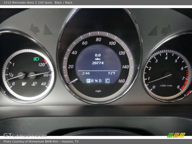 Black / Black 2010 Mercedes-Benz C 300 Sport