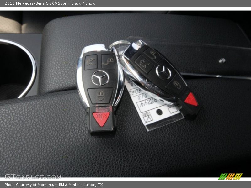 Black / Black 2010 Mercedes-Benz C 300 Sport