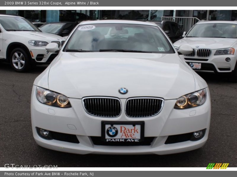 Alpine White / Black 2009 BMW 3 Series 328xi Coupe