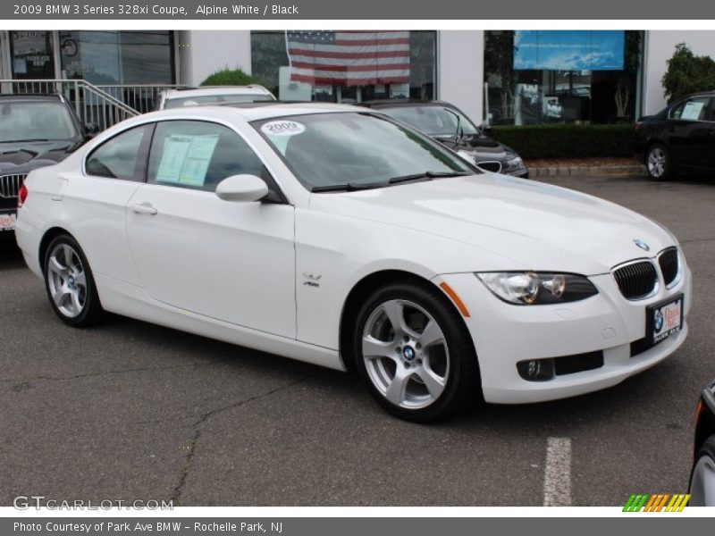 Alpine White / Black 2009 BMW 3 Series 328xi Coupe