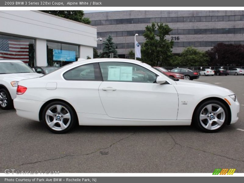 Alpine White / Black 2009 BMW 3 Series 328xi Coupe